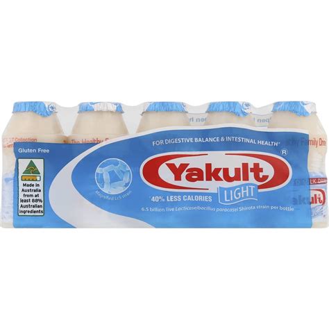 Yakult Probiotic Drink Light 5x65ml Woolworths