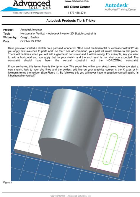 Horizontal Or Vertical Autodesk Inventor D Sketch Constraints