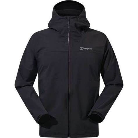 Berghaus Mens Arnaby Hooded Waterproof Jacket 4a001676bp6 Black Black