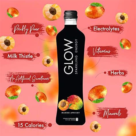 Glow Beverages Premium Sparkling Infused Electrolyte Hydration