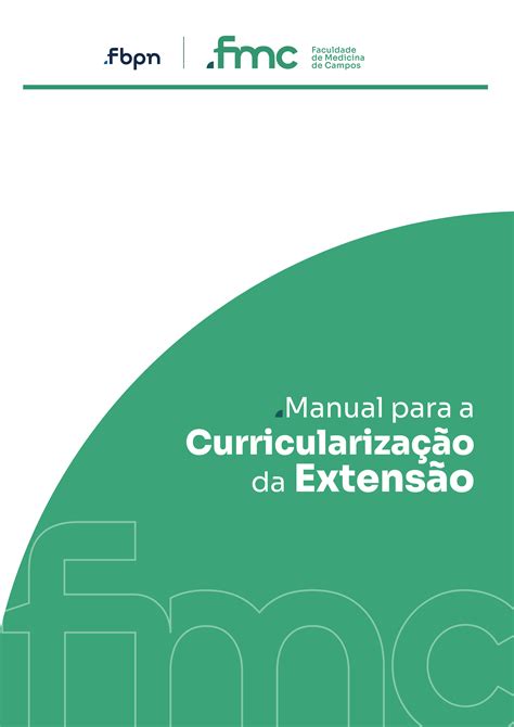 Manual Para A Curriculariza O Da Extens O Da Faculdade De