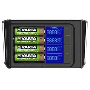 Varta Caricabatterie Lcd Veloce Per Pile Aa Aaa Include