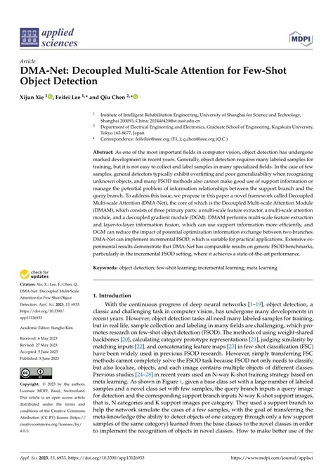 Pdf Dma Net Decoupled Multi Scale Attention For Few Shot Object