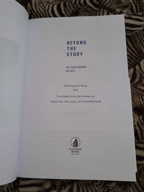 Beyond The Story 10 year record BTS Book | Buku BTS | Novel BTS on ...