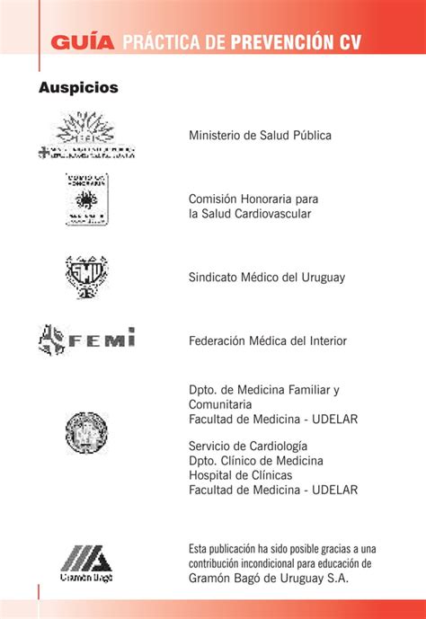 Guia De Prevencion Cardiovascular Pdf