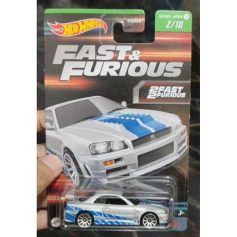 Jual Hot Wheels Nissan Skyline GT R R34 Fast And Furious Shopee Indonesia