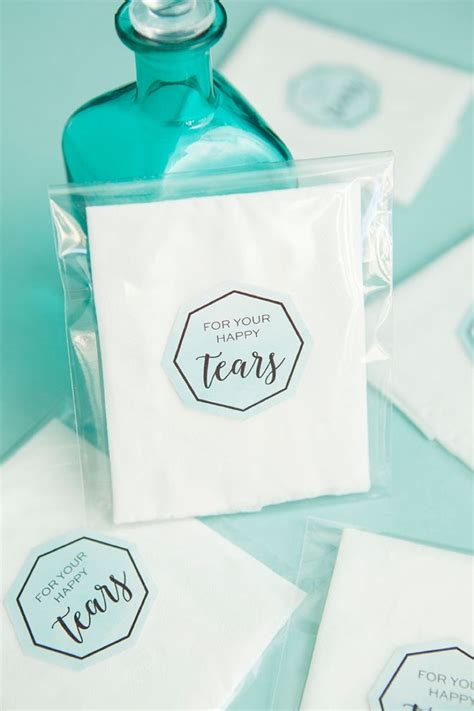 For Your Happy Tears Printable Happy Tears Sign Wedding Tissues Sign