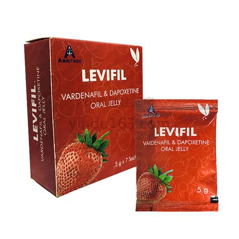 艾力达双效果冻 草莓味 7袋 盒 LEVIFIL ORAL JELLY 印度百姓藥房