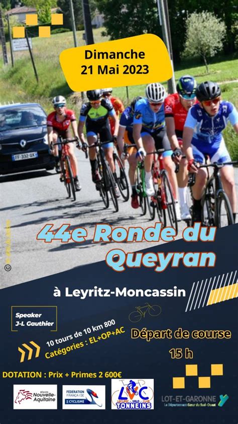 Sud Gironde Cyclisme Les Engag S De La Ronde Du Queyran Leyritz