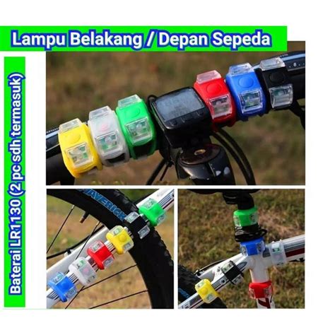 Jual Lampu Sepeda Mini Pakai Baterai Kancing Bukan Cas Shopee Indonesia