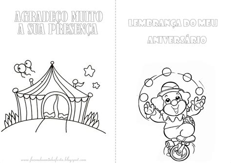 Fazendo A Minha Festa Para Colorir Circo Livrinho De Atividades