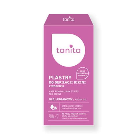 Tanita Vegan Plastry do depilacji ciała z olejem migdałowym 6x2 szt