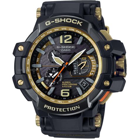 Men S Casio G Shock Premium Gravitymaster Black X Gold Alarm