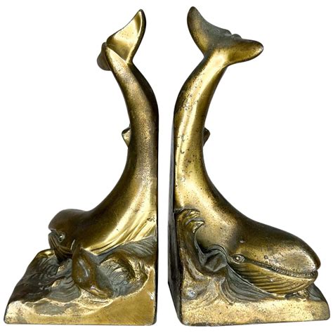 Mid Century Modern Patinated Brass Duck Bookends At 1stdibs