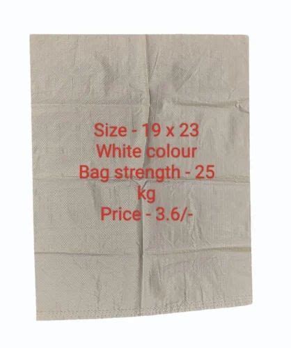 Kg White Pp Woven Sack Bag Kg At Best Price In Bhubaneswar Id