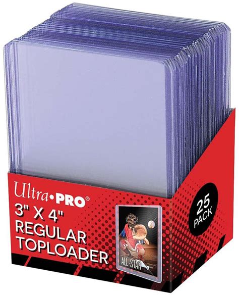 Ultra Pro Toploader Pt Sleeves Paquet De