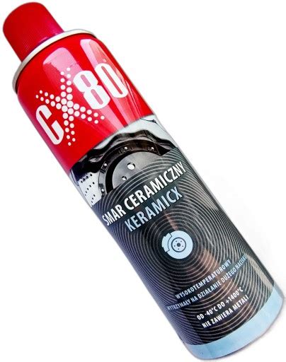 CX80 SMAR CERAMICZNY KERAMICX SPRAY 500ML 889 za 32 99 zł z Dzierżoniów