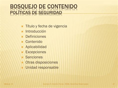 Ppt Pol Ticas Y Procedimientos De Seguridad Powerpoint Presentation