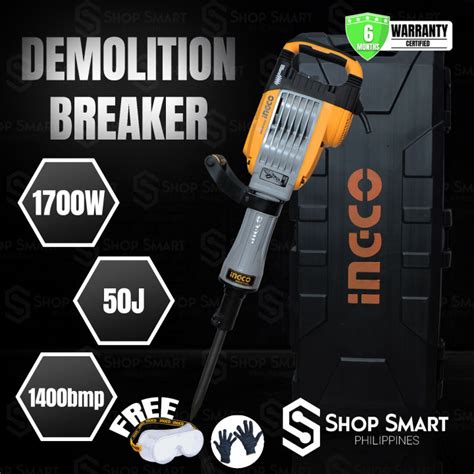 Ingco Demolition Breaker 1700w Anti Vibration Pdb17018 Lazada Ph