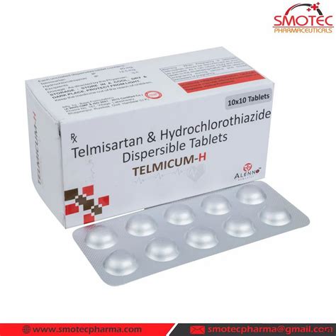 Telmisartan Amlodipine Hydrochlorothiazide Tablets At Rs 1200 Box