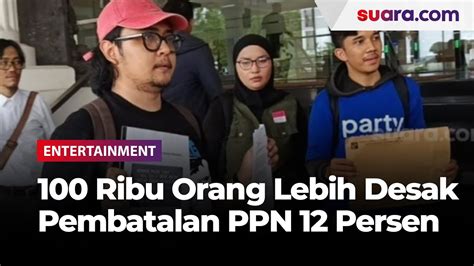 Petisi Desak Prabowo Batalkan Ppn Persen Ribu Orang Lebih Tanda