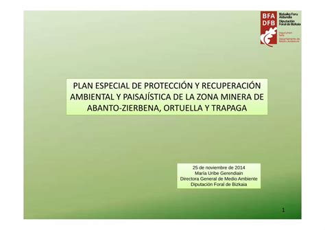 Pdf Plan Especial De Protecci N Y Recuperaci N Ambiental Y