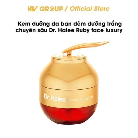 Kem Ruby Lựu đỏ Dưỡng Trắng Tái Tạo Da Dr Halee Luxury Face Cream