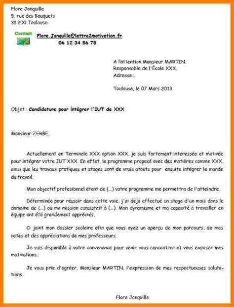 Lettre De Motivation Dut Carri Res Sociales Laboite Cv Fr