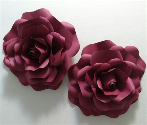 Como Hacer Rosas De Cartulina Gigantes Flores De Papel 79F