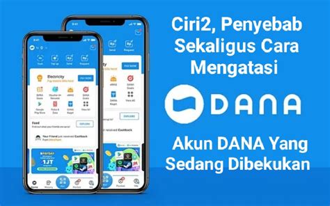 Ciri Ciri Akun DANA Kamu Sedang Dibekukan Ini Penyebab Sekaligus Cara