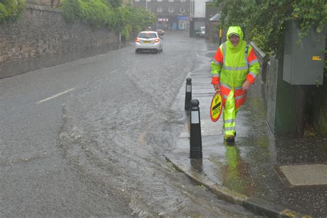 Scotland Weather Flash Floods See Half Month S Rain Fall In Three Hours Leaving Scotland