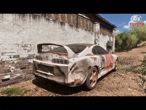 Rebuilding Paul Walkers Abandoned Toyota Supra Forza Horizon