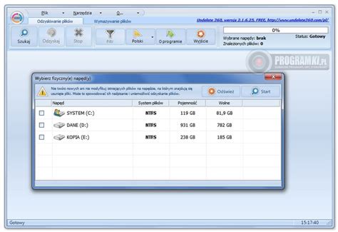 Undelete Darmowy Program Do Odzyskiwania Danych Z Dysk W Twardych
