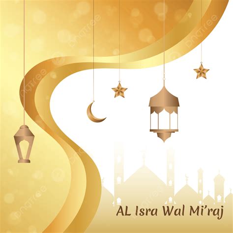 Islâmico Al Isra Wal Miraj Shab E Meraj Luxo Eid Background Png Design