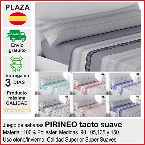 Juego De S Banas De 3 Piezas De Pirineo Para Invierno Poliester 100