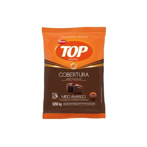 Chocolate Cobertura Gotas Meio Amargo 1 050kg Harald No Shoptime