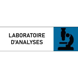 Plaque De Porte Classique Laboratoire D Analyses