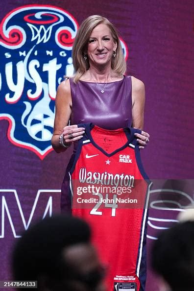 Cathy Engelbert At The Wnba Draft 2024 Held At The Brooklyn Academy