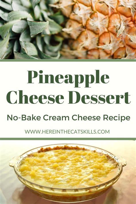 Easy No Bake Pineapple Cream Cheese Pie Recipe Receta