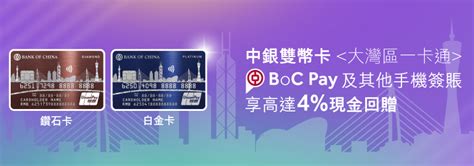 中銀雙幣卡優惠！雲閃付app每周領大灣區優惠券 香港信用卡