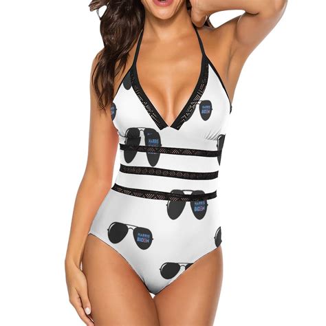 One Piece Swimsuit Women Joe Biden And Kamala Harris Aviators