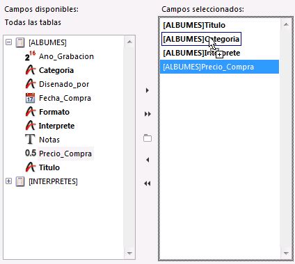 Creación de un formulario utilizando un asistente de formularios