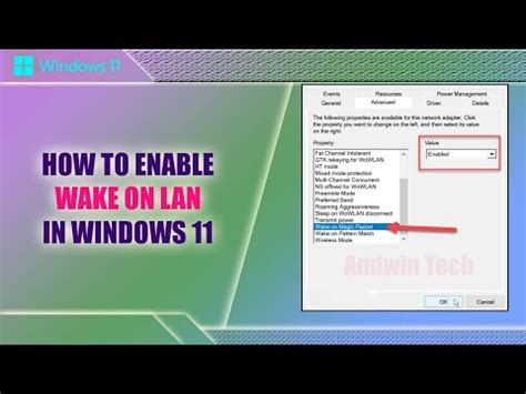 How To Enable Wake On Lan In Windows Enable Or Disable Wake Lan