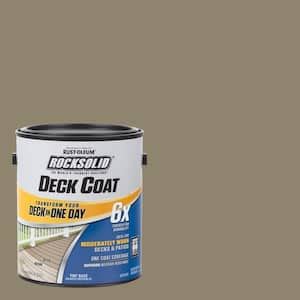 Rust Oleum RockSolid 1 Gal River Rock Exterior 6X Deck Coat 319656