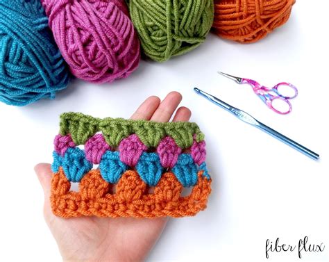 Fiber Flux How To Crochet Granny Stripes Photo Video