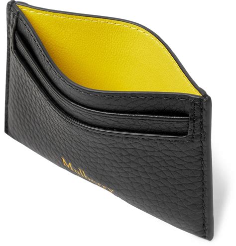 Mulberry Full Grain Leather Cardholder Black Mulberry