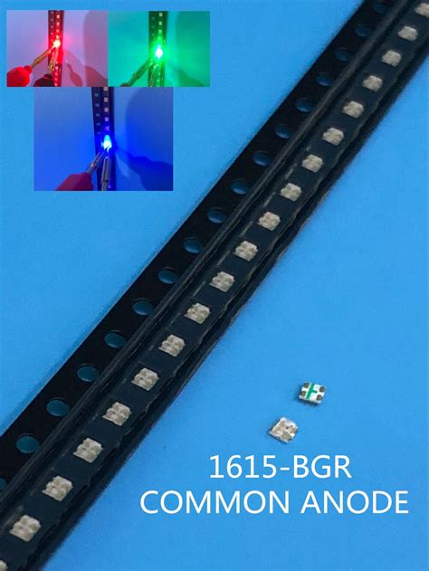 Unids Lote Bgr Smd Rgb Nodo N Led Rgb Diodo Led De