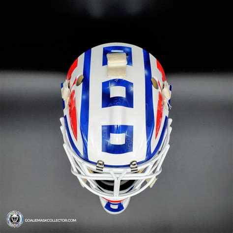 Jake Allen Unsigned Goalie Mask 2021 Montreal – Goalie Mask Collector