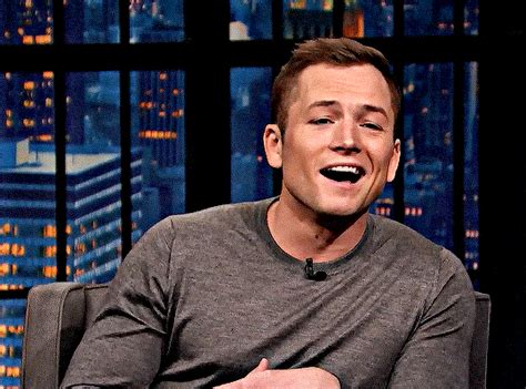 Love Lies Bleeding In My Hands Taron Egerton Late Night With Seth