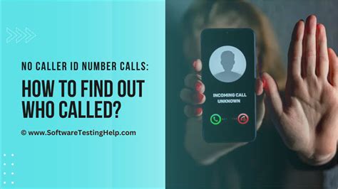 No Caller Id Number Calls How To Find Out Who Called